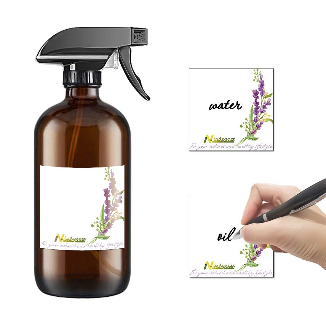 Empty Glass Spray Bottles 4